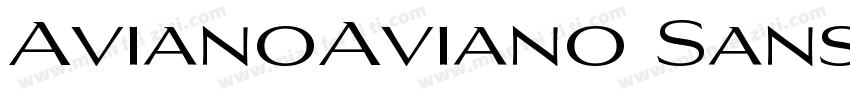AvianoAviano Sans字体转换